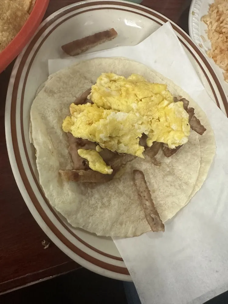 Breakfast Taco Sausage and Egg